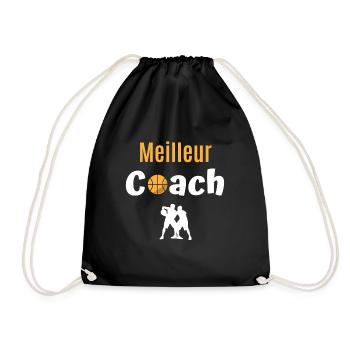 Meilleur coach basket - Sac de sport léger - noir - Devant