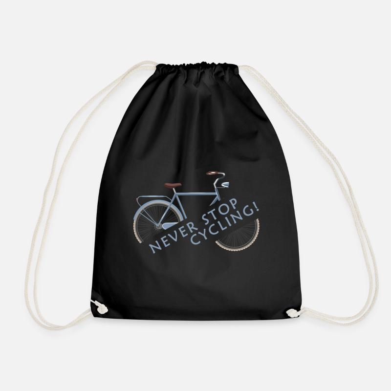 Fahrrad - Turnbeutel - Schwarz