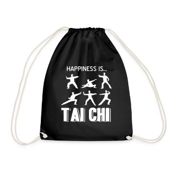 Tai Chi - Sac de sport léger - noir - Devant