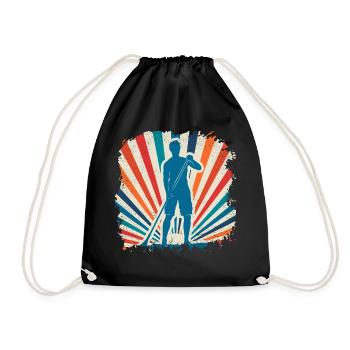 Sports nautiques sup surf paddle paddle - Sac de sport léger - noir - Devant