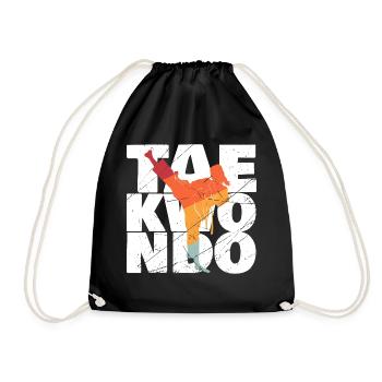 Arts martiaux Tae kwon do cadeau Taekwondo Sport - Sac de sport léger - noir - Devant