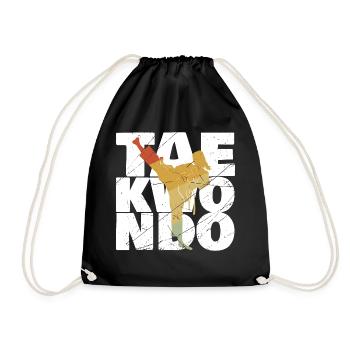Arts martiaux Tae kwon do cadeau Taekwondo Sport - Sac de sport léger - noir - Devant