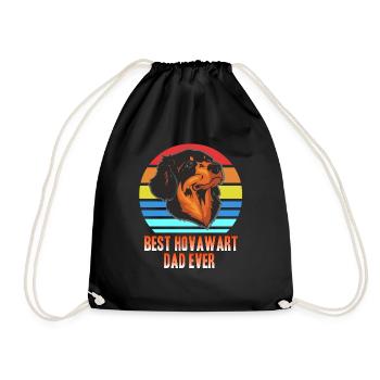 Chien Hovawart - Sac de sport léger - noir - Devant