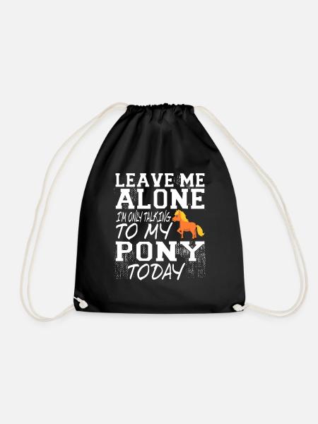 Pony - Turnbeutel - Schwarz