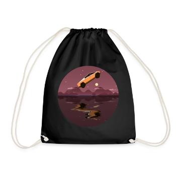 Cybertruck Design - Drawstring Bag - black - Front
