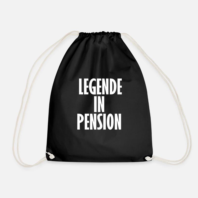 Legende in Pension - Turnbeutel - Schwarz