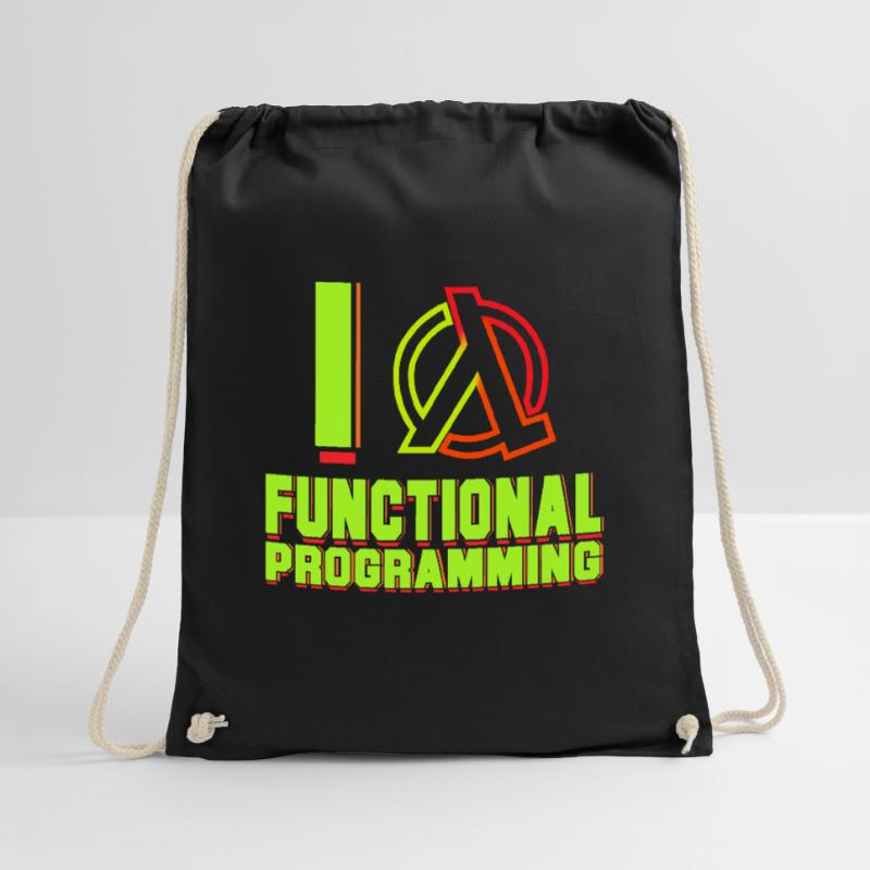 Programmer Lambda Drawstring Bag