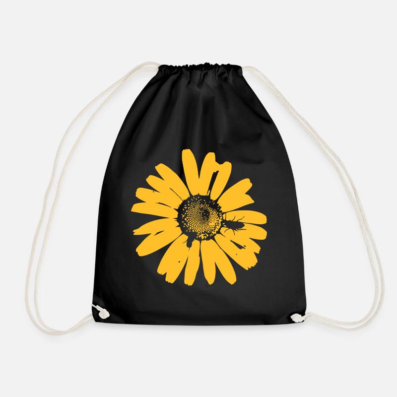 Fleur - Sac de sport léger - noir