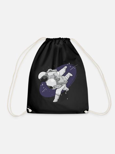 Galaxy BJJ Astronaut Fliegen Armbar Jiu Jitsu Gift - Turnbeutel - Schwarz
