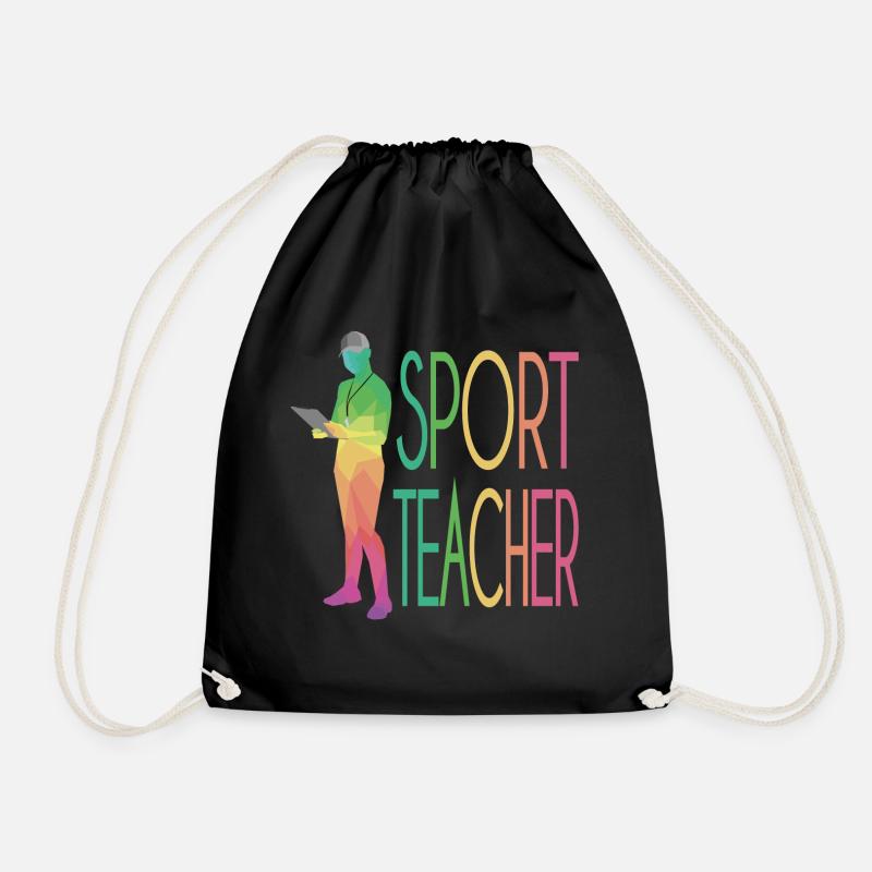 Sportlehrer - Turnbeutel - Schwarz