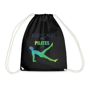 Pilates - Turnbeutel - Schwarz - Vorne