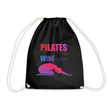 Pilates - Drawstring Bag - black - Front
