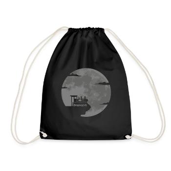 Railway model railway train driver Railway operator - Drawstring Bag - black - Front