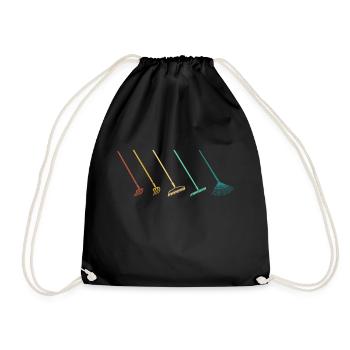 Gardengardener Hobby Gardening Gardening Gardening - Drawstring Bag - black - Front
