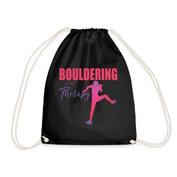 Bouldering - Drawstring Bag - black - Front