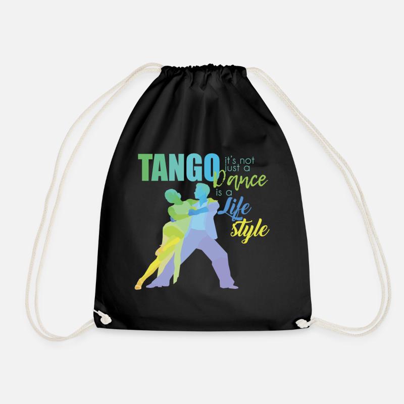 Tango-Tanz Tanzlehrer Tänzer - Turnbeutel - Schwarz