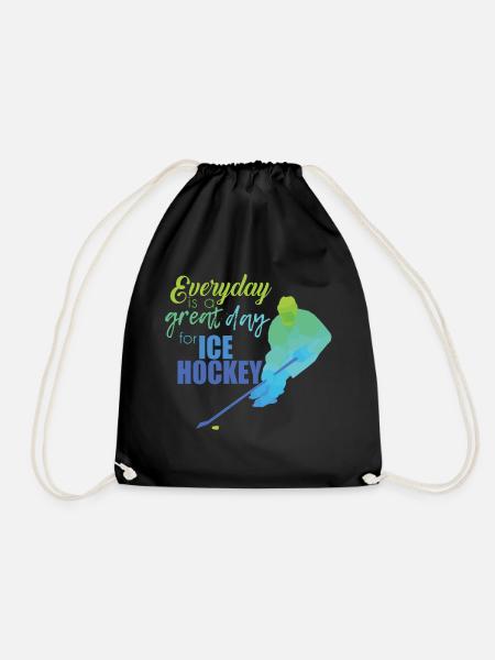 Eishockey - Turnbeutel - Schwarz