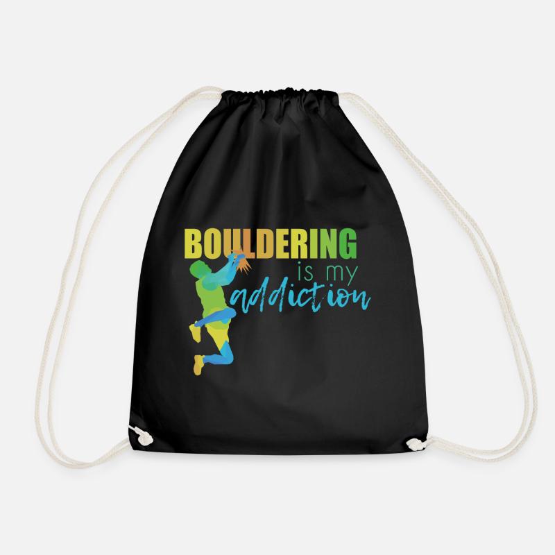 Bouldern - Turnbeutel - Schwarz