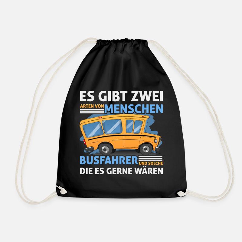 Busfahrer - Turnbeutel - Schwarz