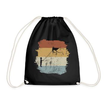 Kites Flying Flying Kites Steering Mat - Drawstring Bag - black - Front