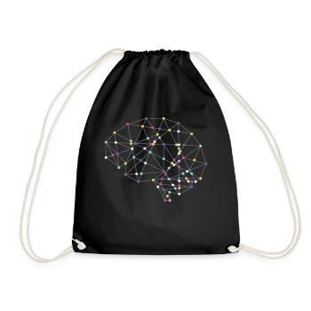 Tee-shirt intelligent pour les gens intelligents - Sac de sport léger - noir - Devant