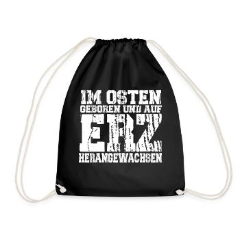 Geboren im Osten in meinem Land - Sac de sport léger - noir - Devant