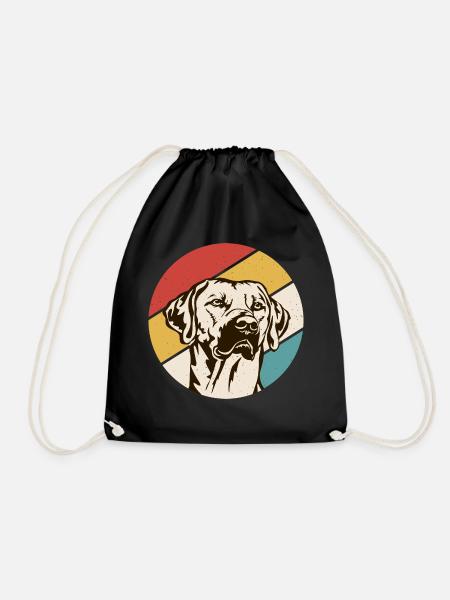 Rhodesian Ridgeback Hund - Turnbeutel - Schwarz
