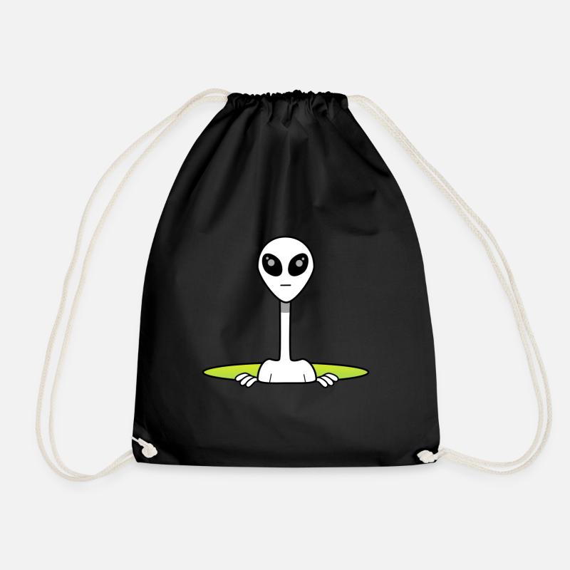 Alien aus dem All - Turnbeutel - Schwarz
