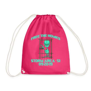 Free The Homies Storm Area 51 20/09/2019 T-shirt - Sac de sport léger - fuchsia - Devant