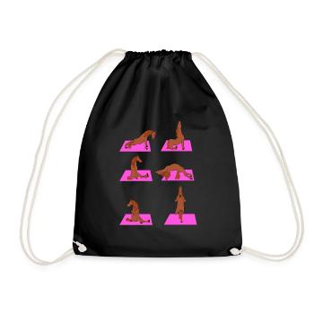 La vie de yoga est meilleure avec la conception - Sac de sport léger - noir - Devant