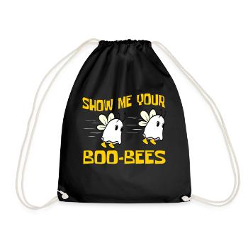 Happy Halloween Shirt October "Show Me Your - Drawstring Bag - black - Front