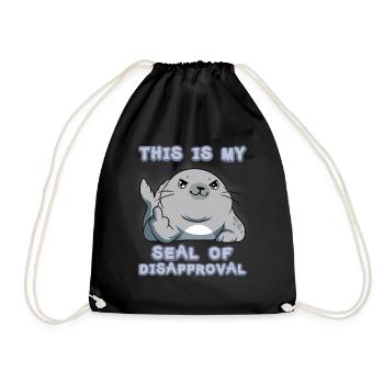 Ocean Snorkeling Life Fish Rejection T-shirt - Sac de sport léger - noir - Devant