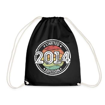 Volume 2014 limited Edition 9th birthday - Drawstring Bag - black - Front