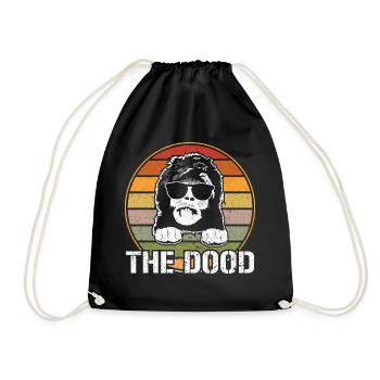 Sheepadoodle Doodle Dog - Sac de sport léger - noir - Devant