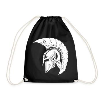 Casque Spartan Gladiator Sparta - Sac de sport léger - noir - Devant