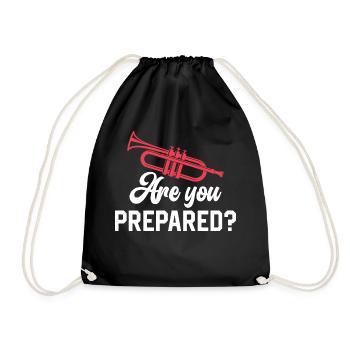 Chef de section, êtes-vous prêt? Mélomane - Sac de sport léger - noir - Devant