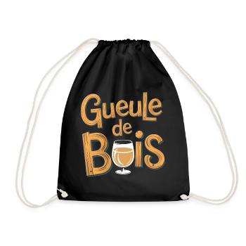 Gueule de bois - Sac de sport léger - noir - Devant