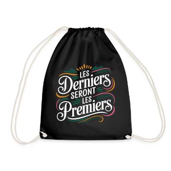 Les derniers seront les premiers - Sac de sport léger - noir - Devant