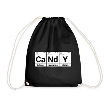 Bonbons Bonbons Bonbons Éléments De Tableau Périodique - Sac de sport léger - noir - Devant