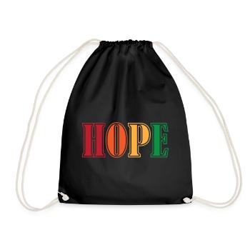 Espoir - Coloré - Sac de sport léger - noir - Devant
