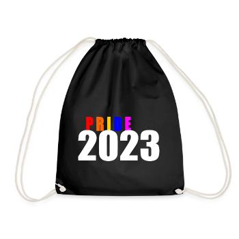 Pride 2023 - Turnbeutel - Schwarz - Vorne