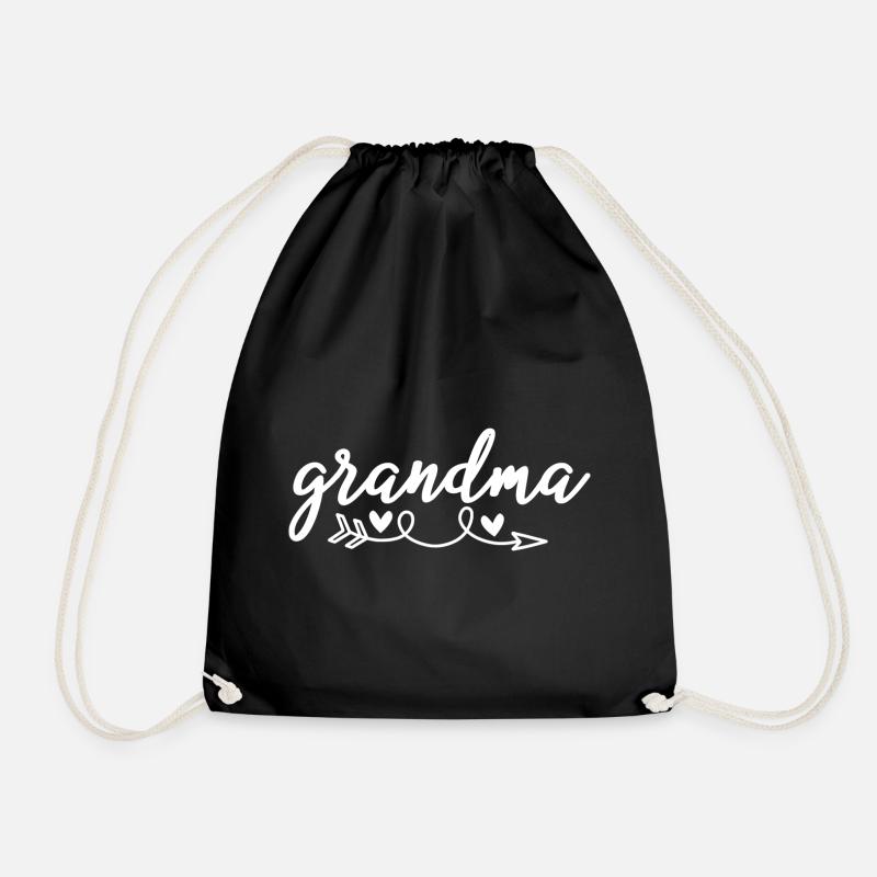 Grandma - Turnbeutel - Schwarz