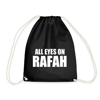 all eyes on rafah - Sac de sport léger - noir - Devant