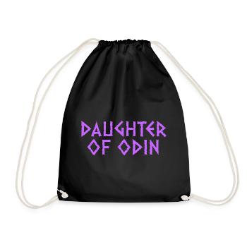 Daughter Of Odin - Turnbeutel - Schwarz - Vorne