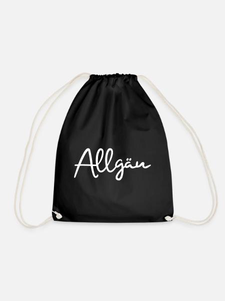 Allgäu - Turnbeutel - Schwarz