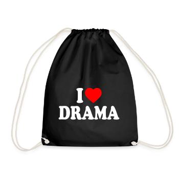 I love drama - Sac de sport léger - noir - Devant