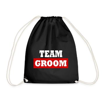 Team groom - Sac de sport léger - noir - Devant