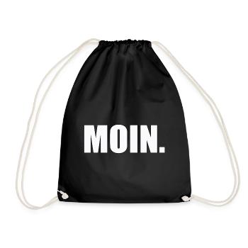 MOIN - Turnbeutel - Schwarz - Vorne