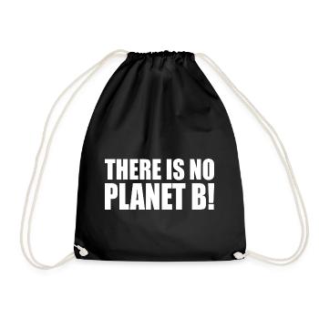There is no planet B - Sac de sport léger - noir - Devant