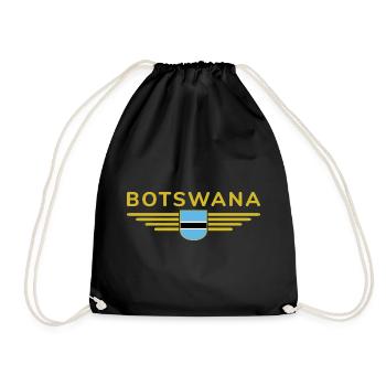 T-shirt Botswana pour les fans - Sac de sport léger - noir - Devant